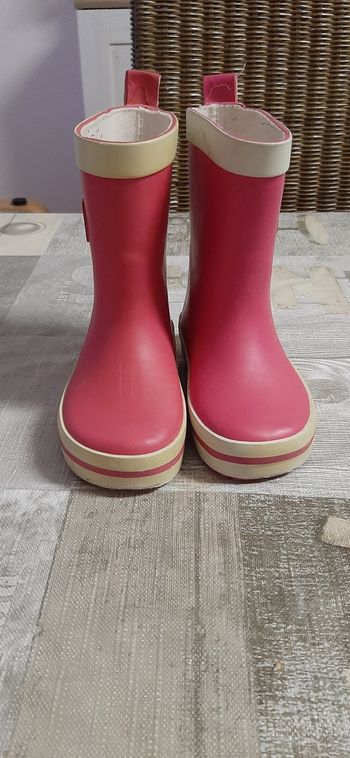 Bottes de pluie roses