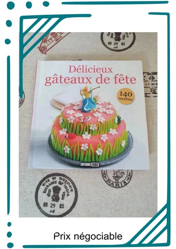 🌈 Livre "délicieux gâteau de fête"🌈