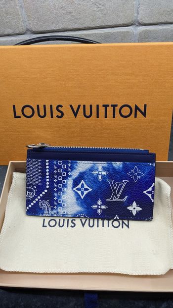 Porte carte louis Vuitton bandana