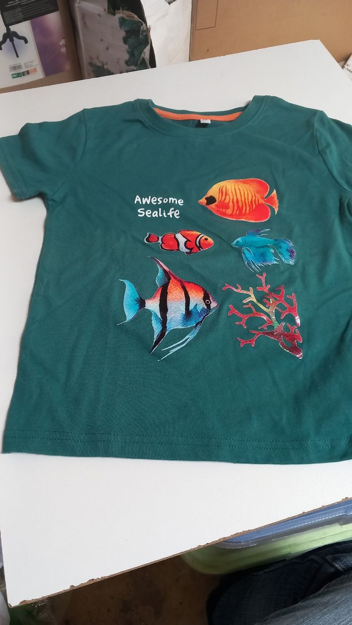 Tee shirt poissons