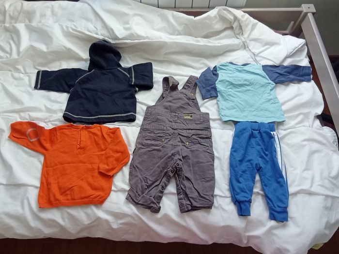 Lot 5 PCS garçon marques diverses 12 mois 10€ - photo numéro 3