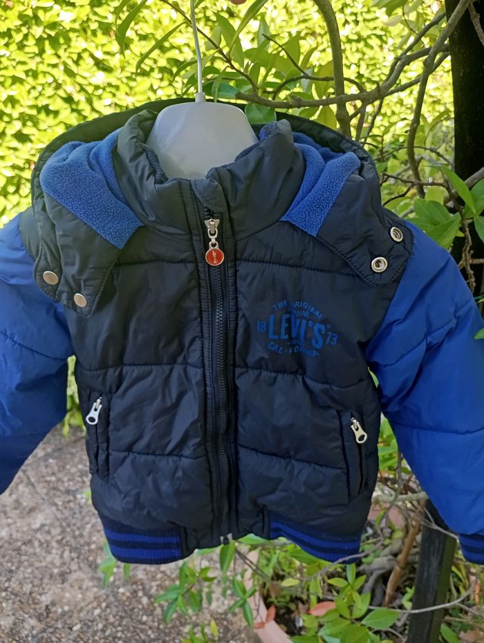 Doudoune zippée à capuche Levis 3 ans - photo numéro 2