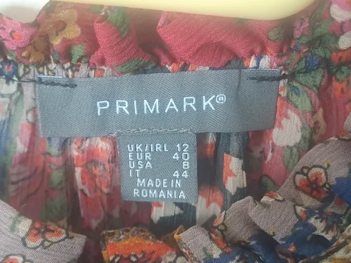 Blouse multicolore transparente Primark Taille 40 - photo numéro 8