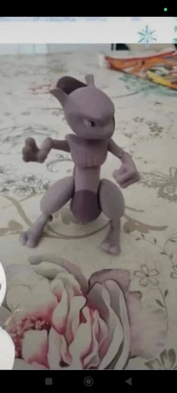 Figurine mewtwo pokemon articulé