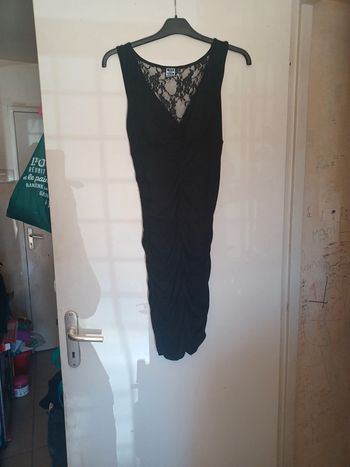 Robe noir dentelle XS