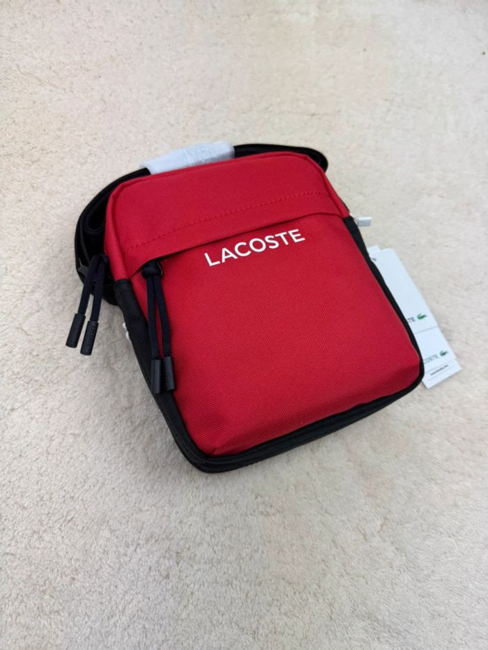 Sacoche Lacoste Neuve Rouge - photo numéro 2