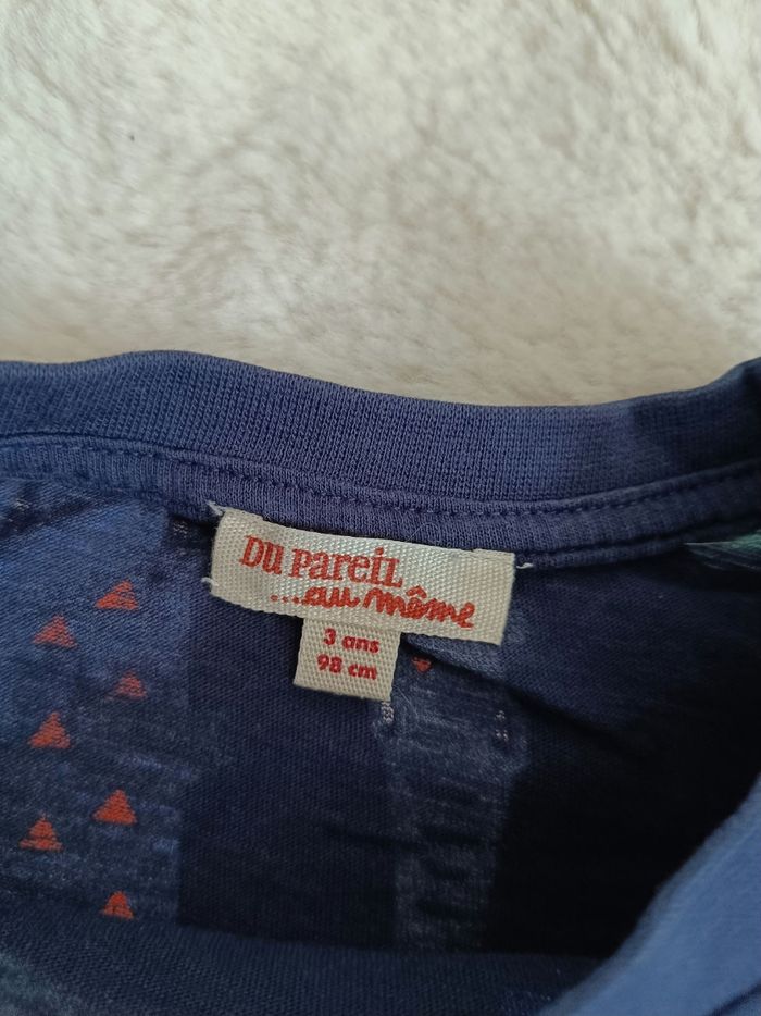 Tee shirt du pareil au même 3 ans - photo numéro 2