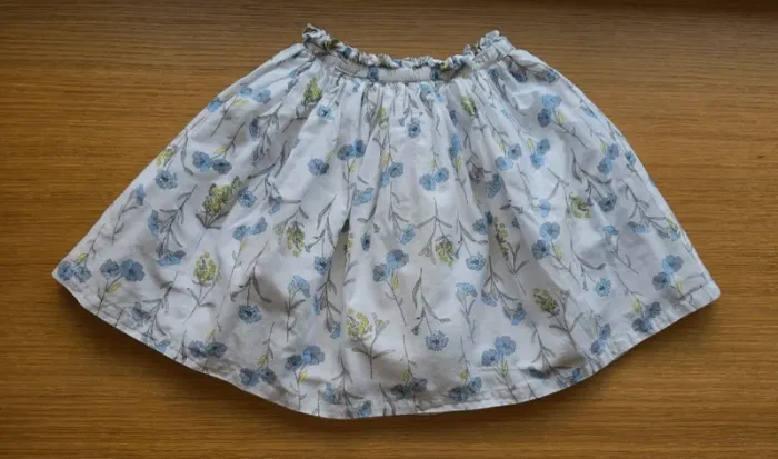Jupe fleurie style Liberty 8 ans