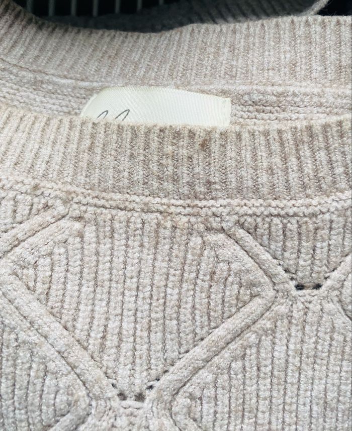 Pull col rond Imua beige - photo numéro 4