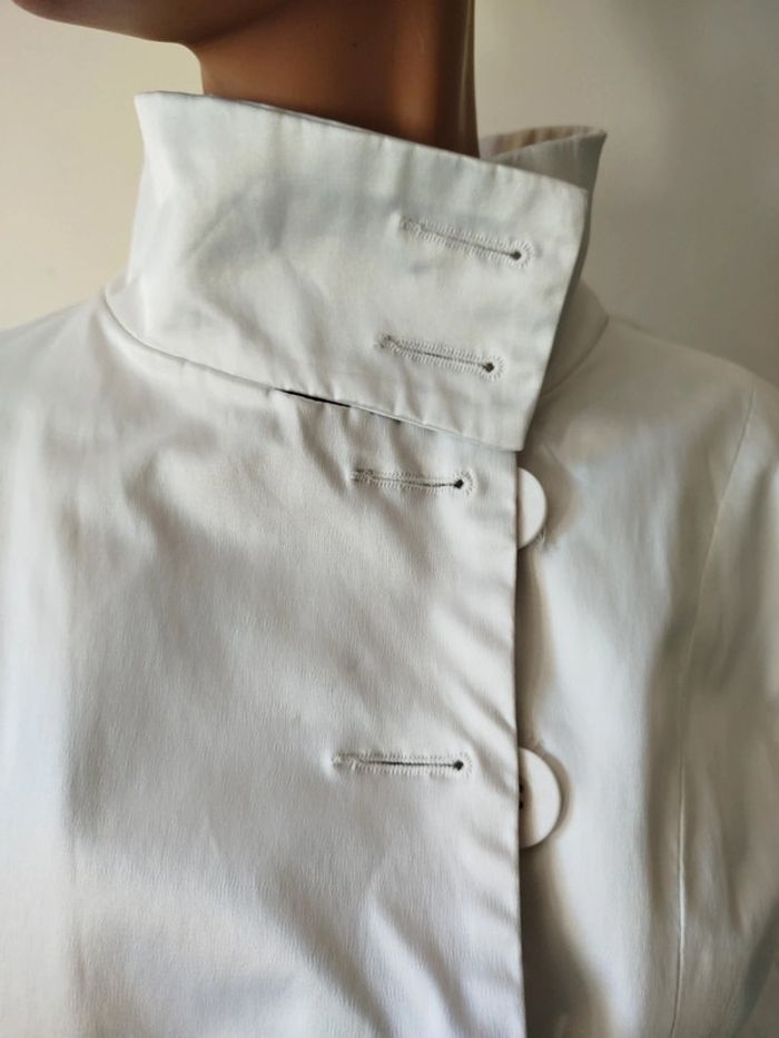 #trench#blanc fleuri#Desigual - photo numéro 7