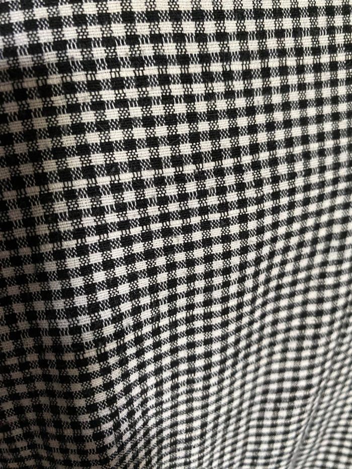 Robe midi Mango carreaux noirs et blancs - photo numéro 6