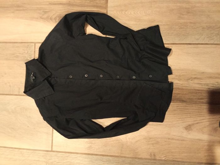 chemise noire manches longues - taille 34 - marque Etam