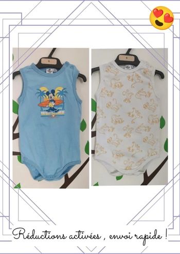 2 body Disney 12 mois