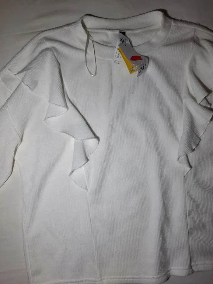 Pull blanc vintage - photo numéro 4