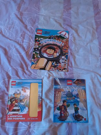 Lot de 3 livres lego city