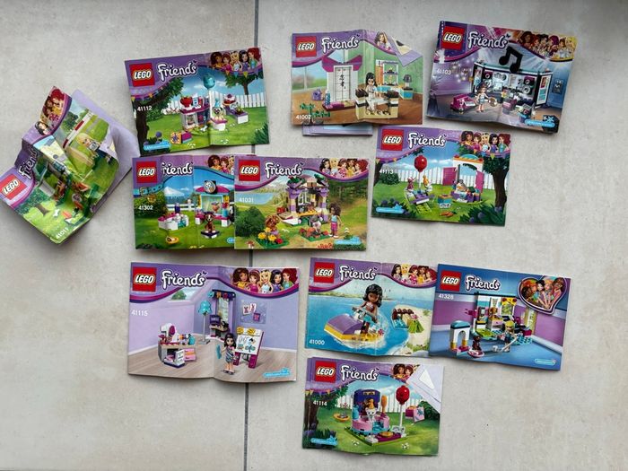 Lot +1kg de LEGO Friends – pièces & personnages – vendu en vrac - photo numéro 3