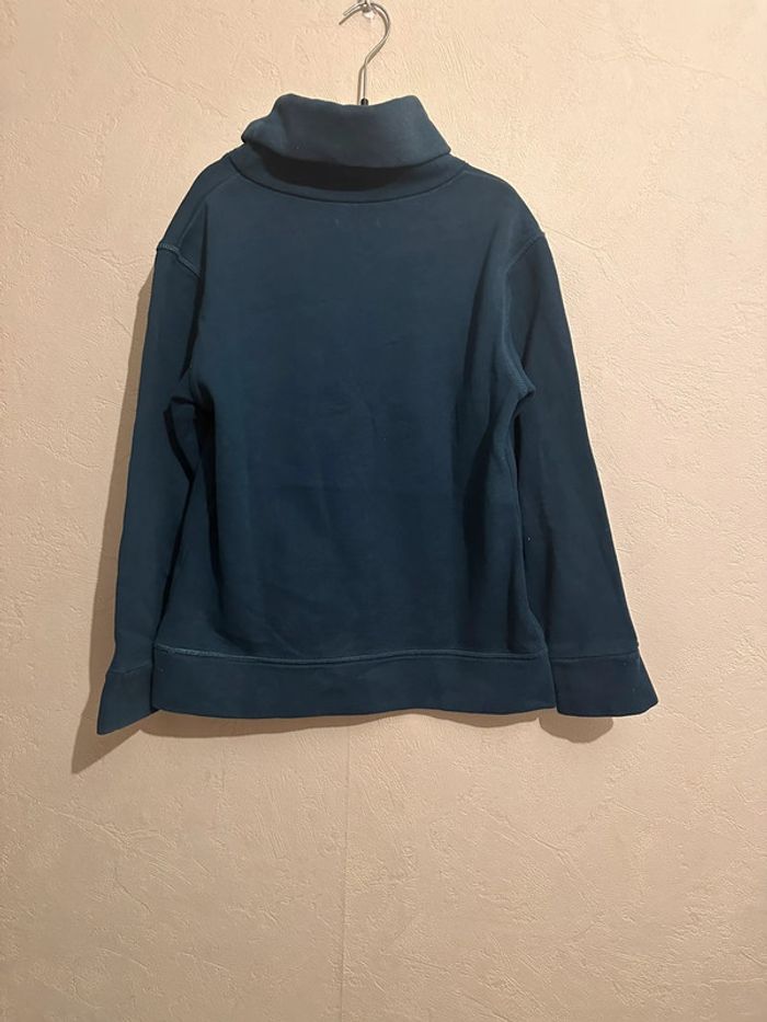 Sweat à col roulé bleu imprimé garçon 10 ans Okaïdi - photo numéro 9