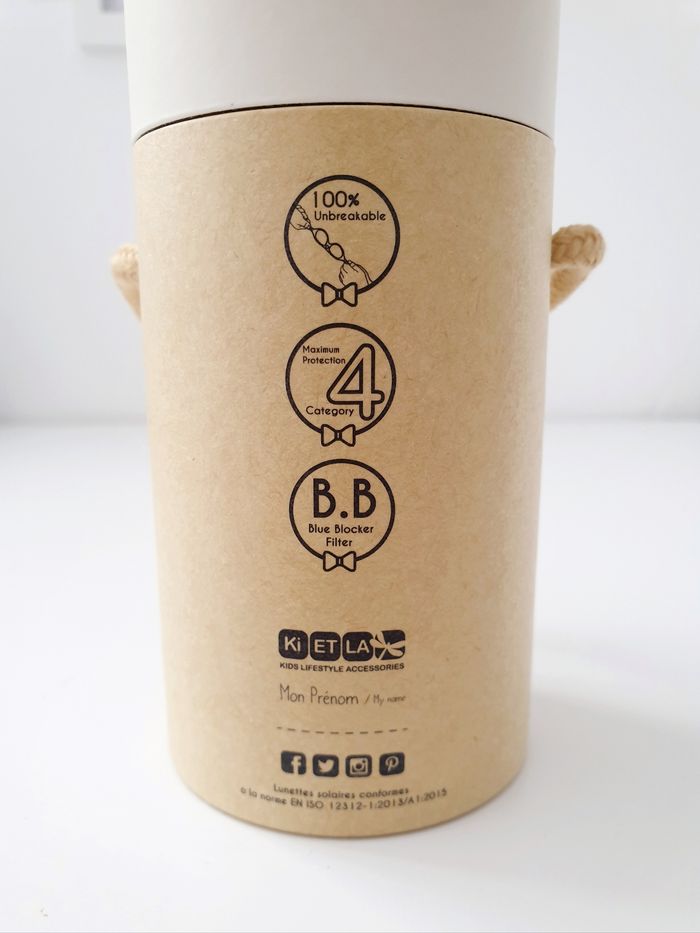 Lunettes de soleil Jokala crème - Ki ET LA - photo numéro 9