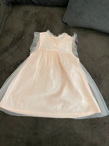 Robe rose claire 12M neuf sans étiquette