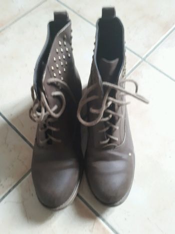 Bottines marrons p38