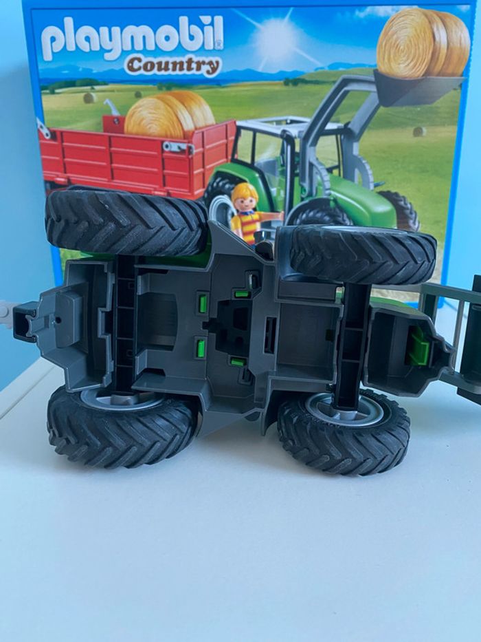 Playmobil - 6130 - Tracteur Avec Pelle et Remorque - photo numéro 10