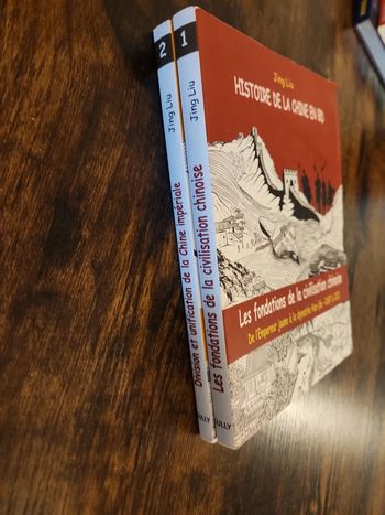 Lot de 2 livres : Histoire de la chine en BD