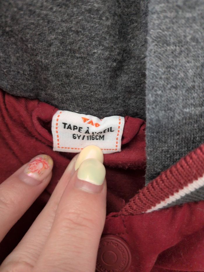 Manteau 6 ans enfant tape à l'oeil - photo numéro 2