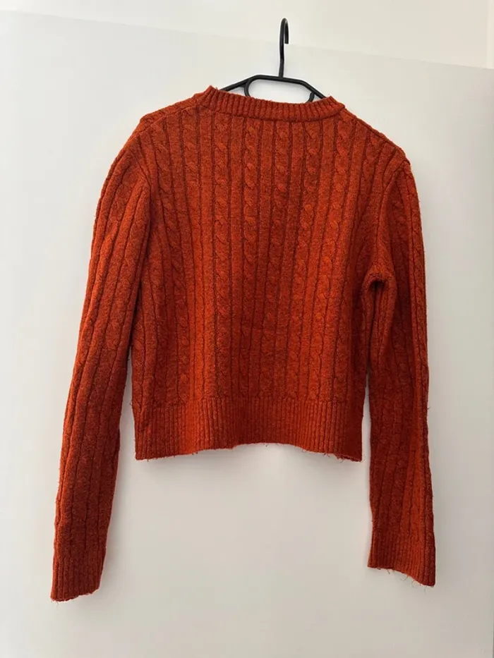 Pull orange d’hiver Stradivarius - photo numéro 7