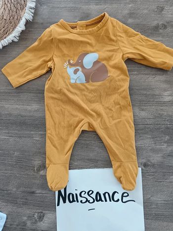 🌞 pyjama moutarde obaibi naissance neuf