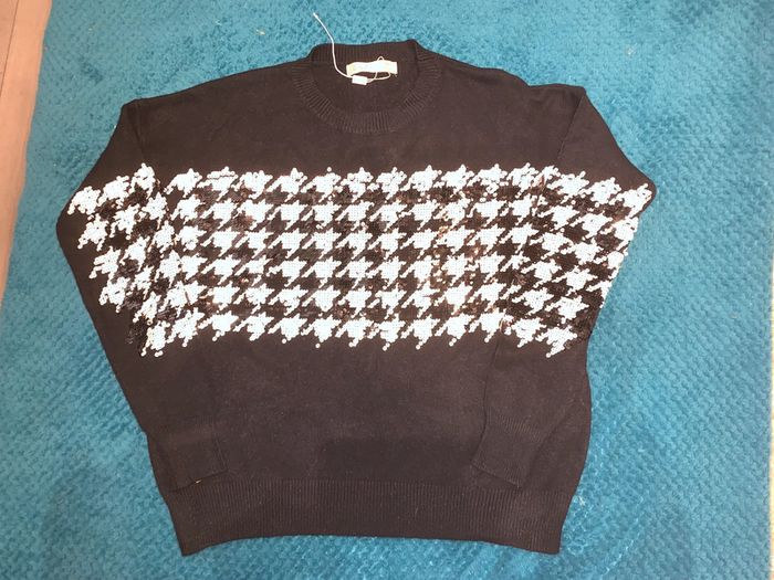 Pull style pied de poule - photo numéro 2