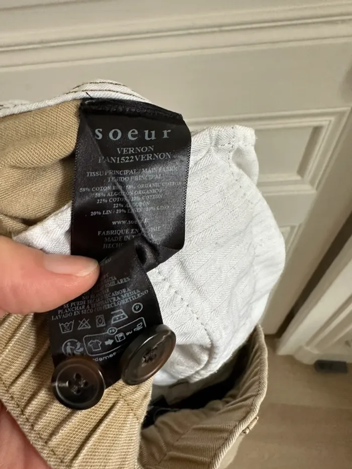 Magnifique pantalon Vernon marque soeur taille 36 - photo numéro 8