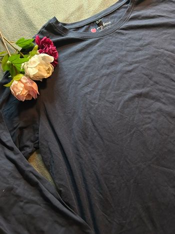 Haut manche longue bleu marine