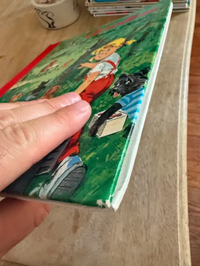 Édition limitée reliure rouge collector - BE Grand livre Caroline et Boum Ermite Pierre Probst - photo numéro 2