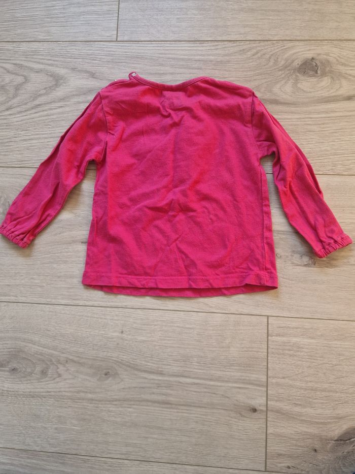 Lot de 5 T-shirts bébé fille manches longues 12 mois - photo numéro 3