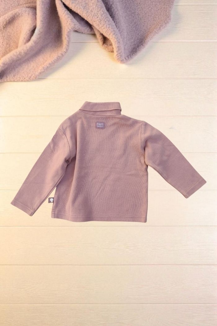 Pull bébé Cadet Rousselle – vintage – mauve – 12 mois - photo numéro 7