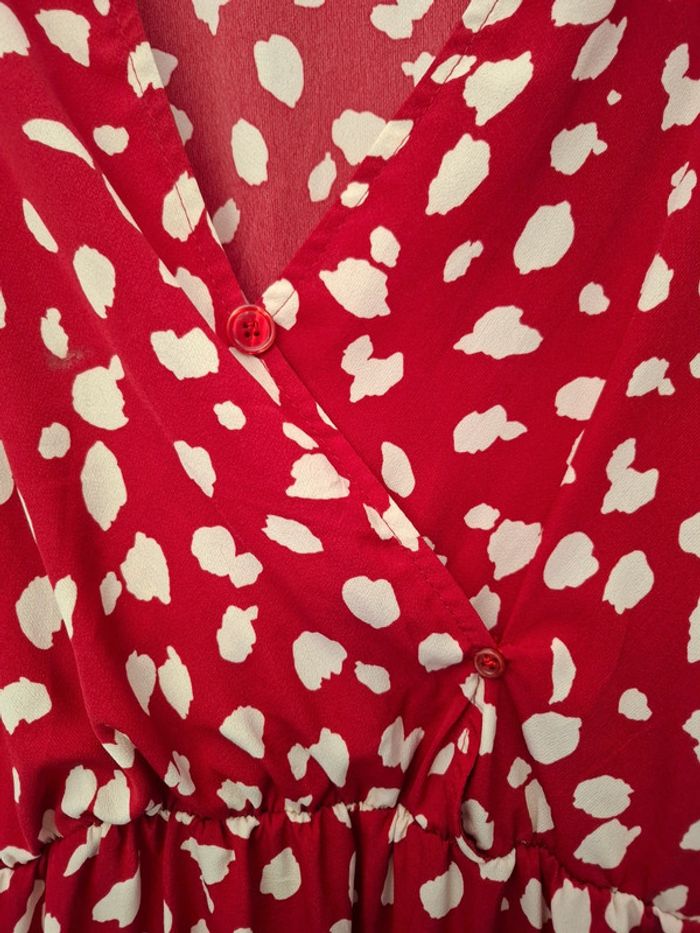 Robe rouge taille L - photo numéro 3