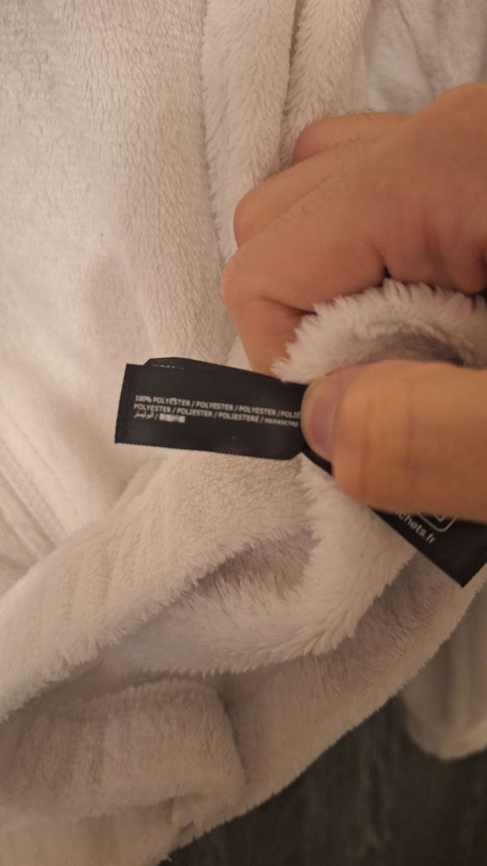 Veste polaire col haut fermeture éclair blanc - photo numéro 5