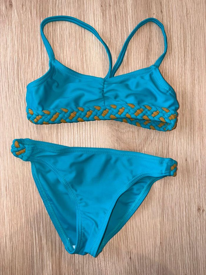 Maillot de bain 2 pièces fille 4 ans comme  neuf - photo numéro 2