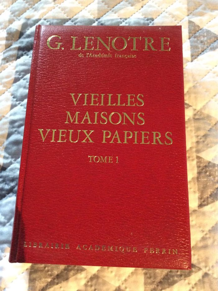 #vieilles maisons, vieux papiers G Lenotre