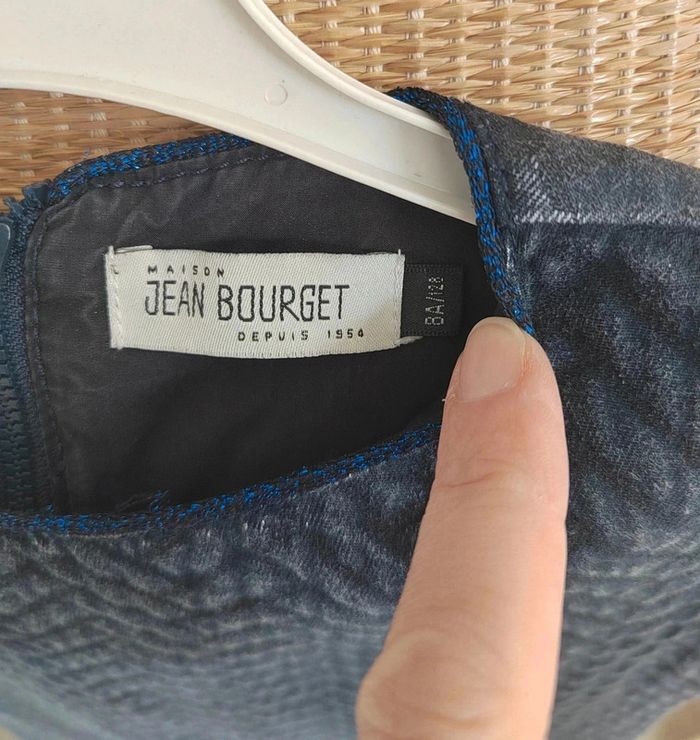 20 € Robe Jean Bourget Bleu marine 8 ans - photo numéro 3