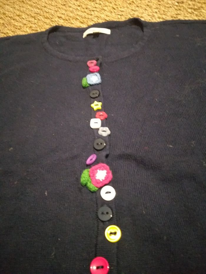 Gilet bleu Marine Catimini 12 ans - photo numéro 2