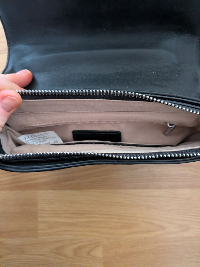 Petit Sac à Main Noir Eleganci – Chic & Pratique - photo numéro 3