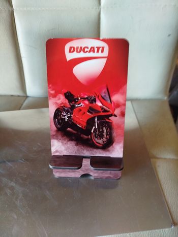 support téléphone motif ducati neuf