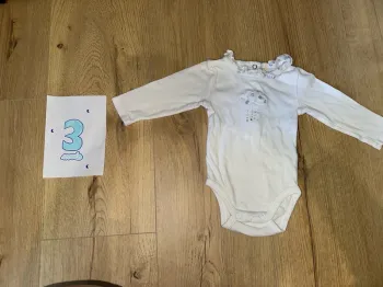 Body manches longues 3 mois