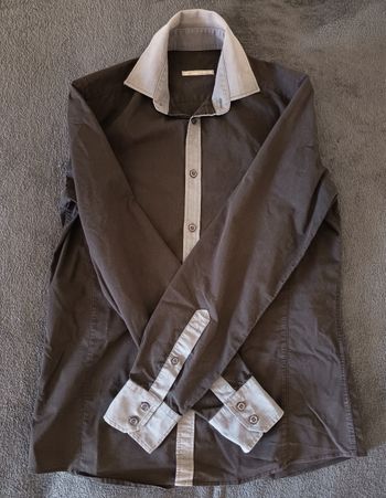 👔 Chemise Noire & Grise - Taille 38 / Urban by Gémo 