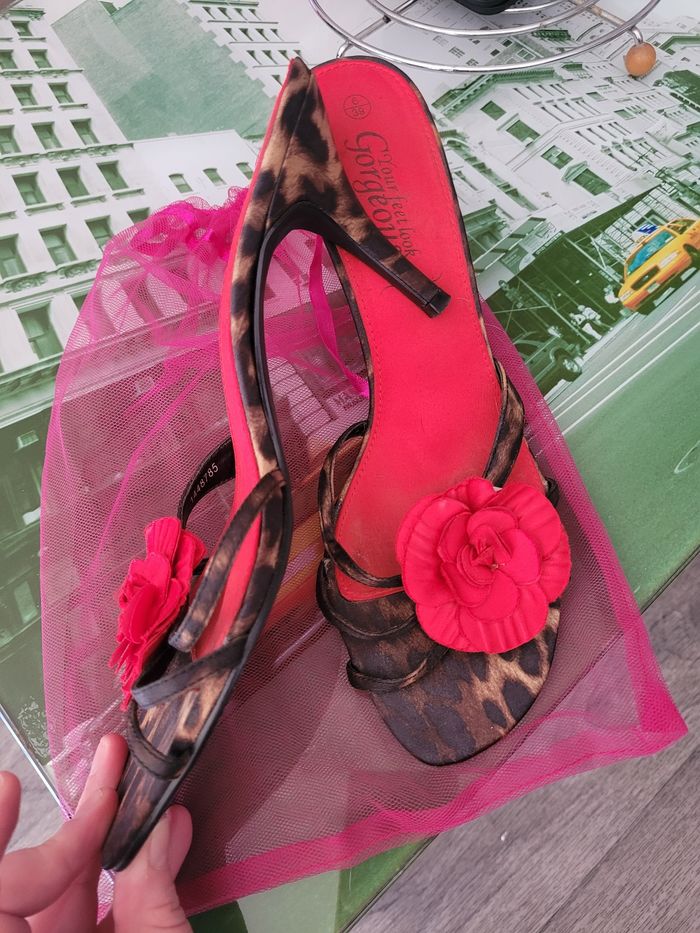 Paire de sandales imprimé Léopard New Look-Pointure 38✨️ - photo numéro 2