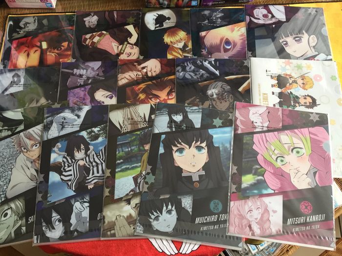 Clear files complete set Demon slayer Kimetsu no Yaiba Ichiban Kuji - photo numéro 2