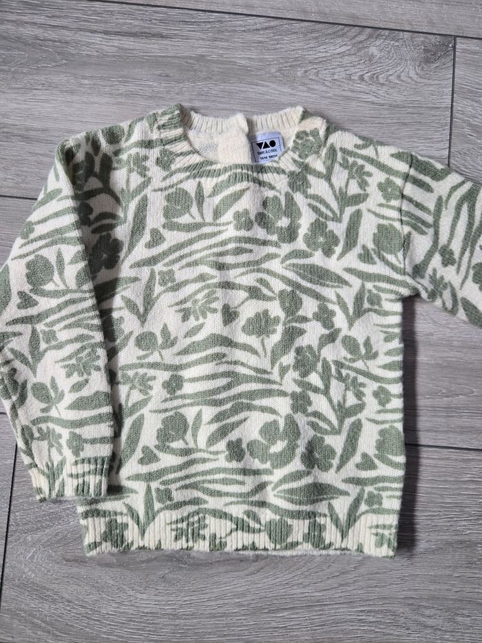 Pull bébé fille 36mois 98cm neuf
