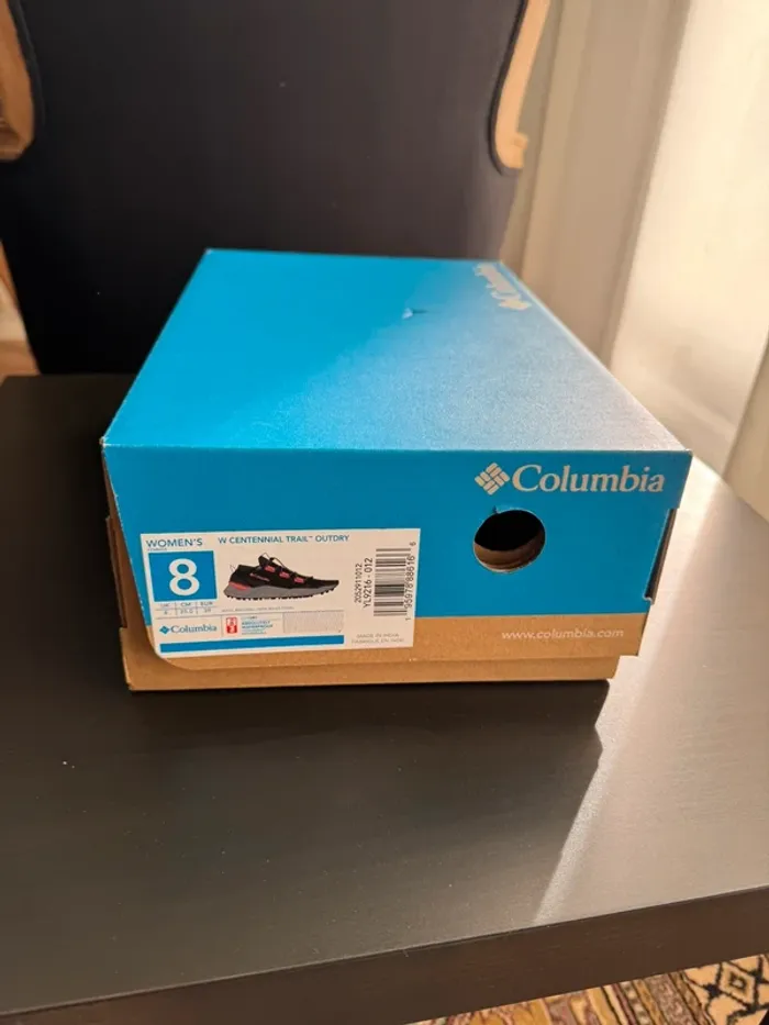 Baskets Columbia Centennial Trail Outdry taille 39 noir rouge corail - photo numéro 9
