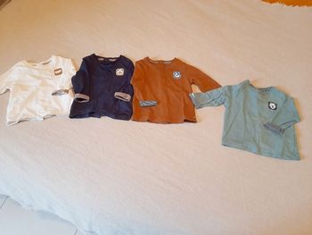 Lot tee shirt manche longue